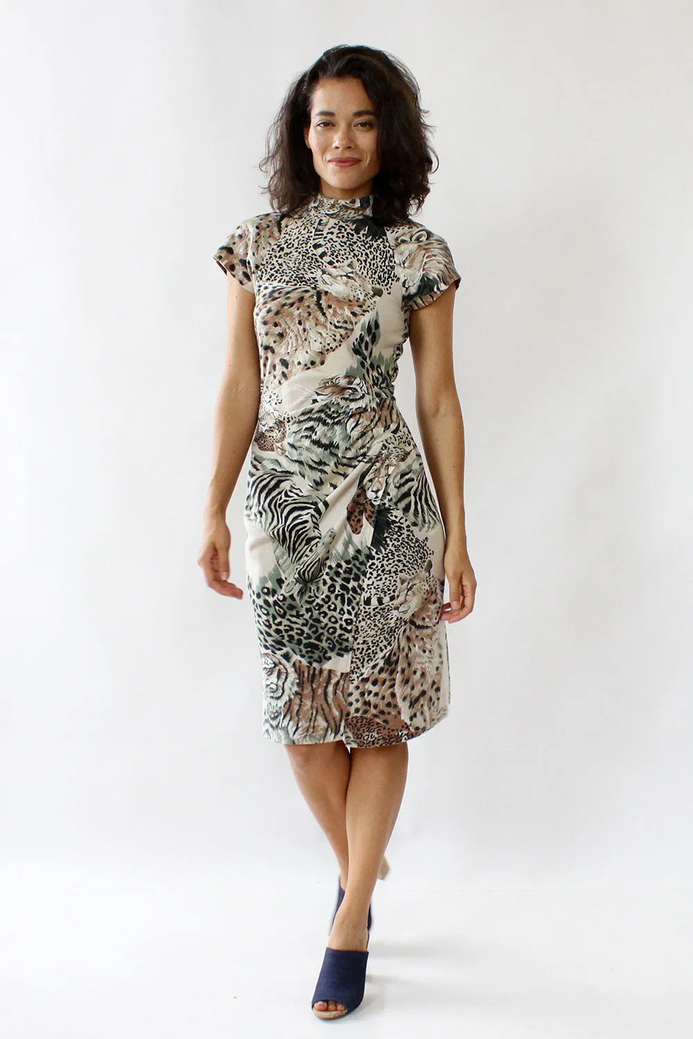 Animal Queendom Cap Dress S