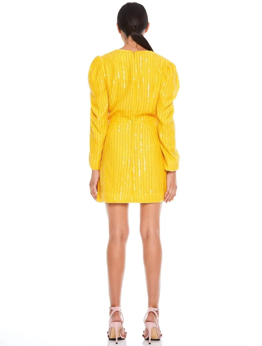 BEAMING L/S MINI DRESS