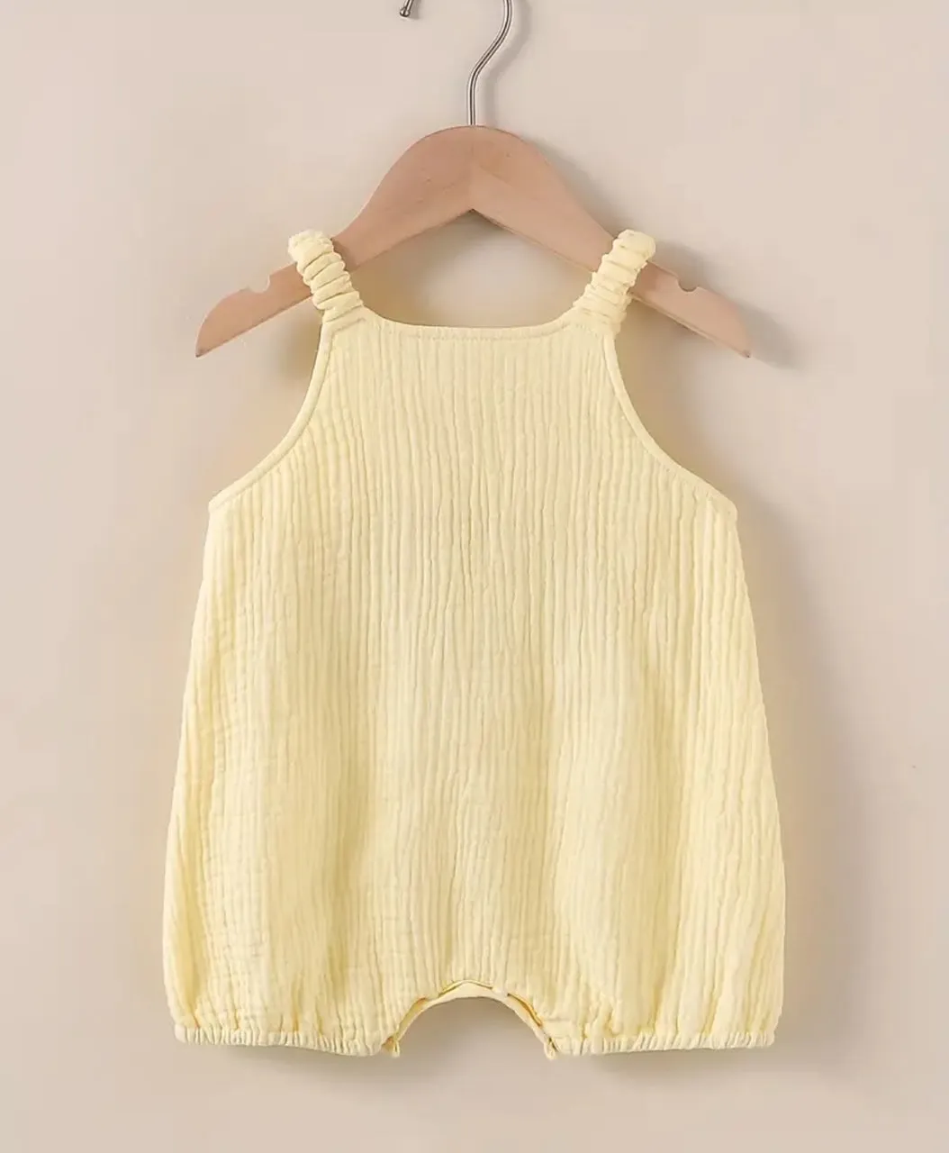 Bee-Cute Cotton Gauze Infant Romper