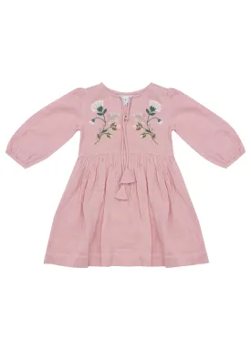 BELLA & LACE NADIA DRESS - PINK LADY APPLE