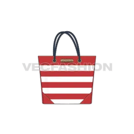 Canvas Tote Bag Vector Templates