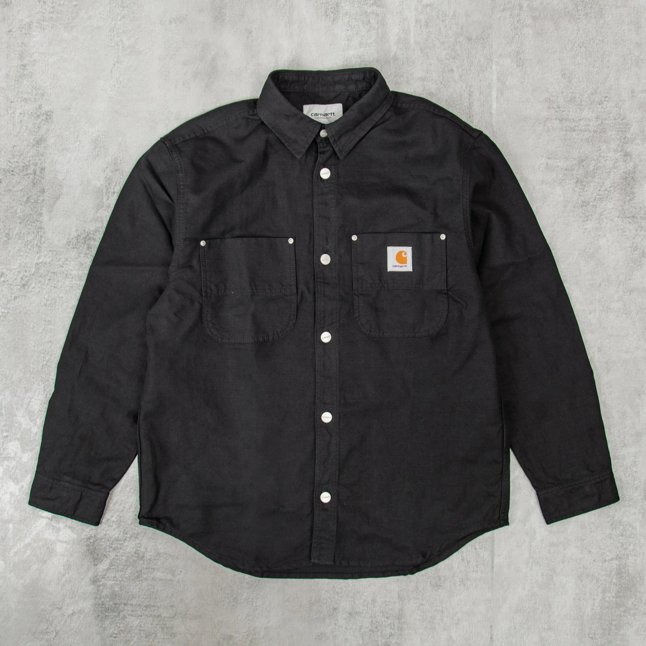 Carhartt WIP Walter Shirt Jac - Black