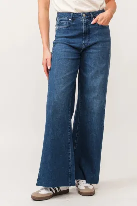 Dear John Fiona High Rise Wide Leg in Artic Blue