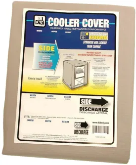 Dial 8728 Evaporative Cooler Cover, 28 in W, 28 in D, 34 in H, Polyester :EA: QUANTITY: 1