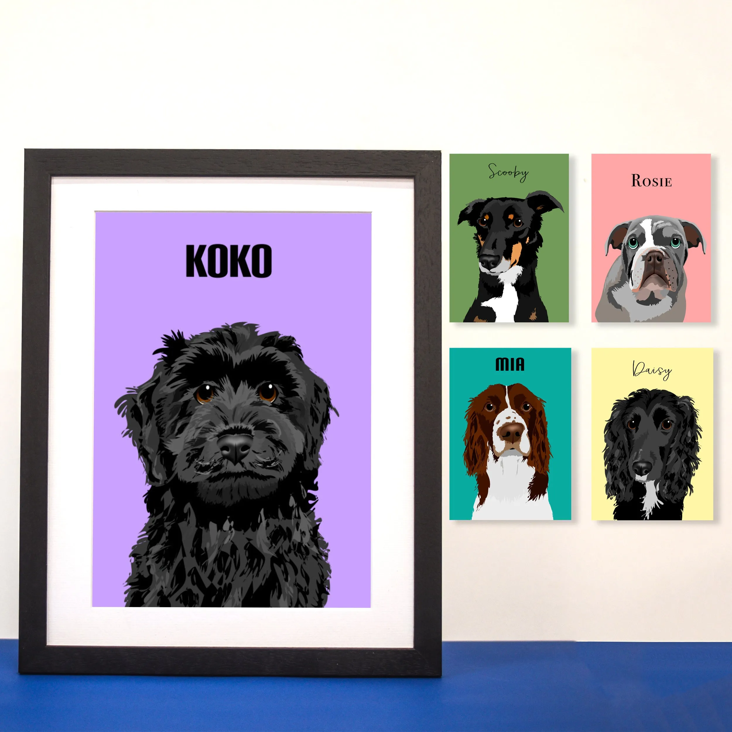 Draw My Pet... as a Digital Illustration, unframed or framed print