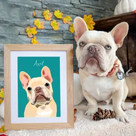 Draw My Pet... as a Digital Illustration, unframed or framed print