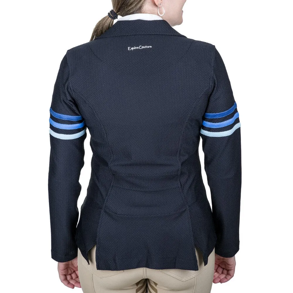 Equine Couture EquiVent Gradient Show Coat w/ Arm Stripes