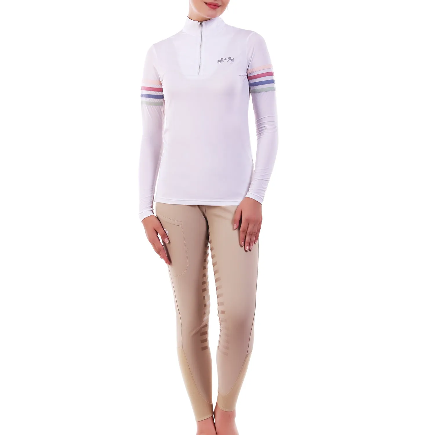 Equine Couture Ladies Gradient IceFil Show Shirt