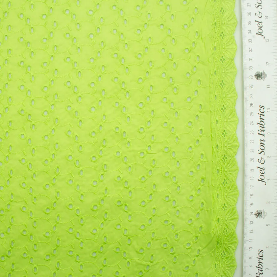 Green Cotton Embroidery