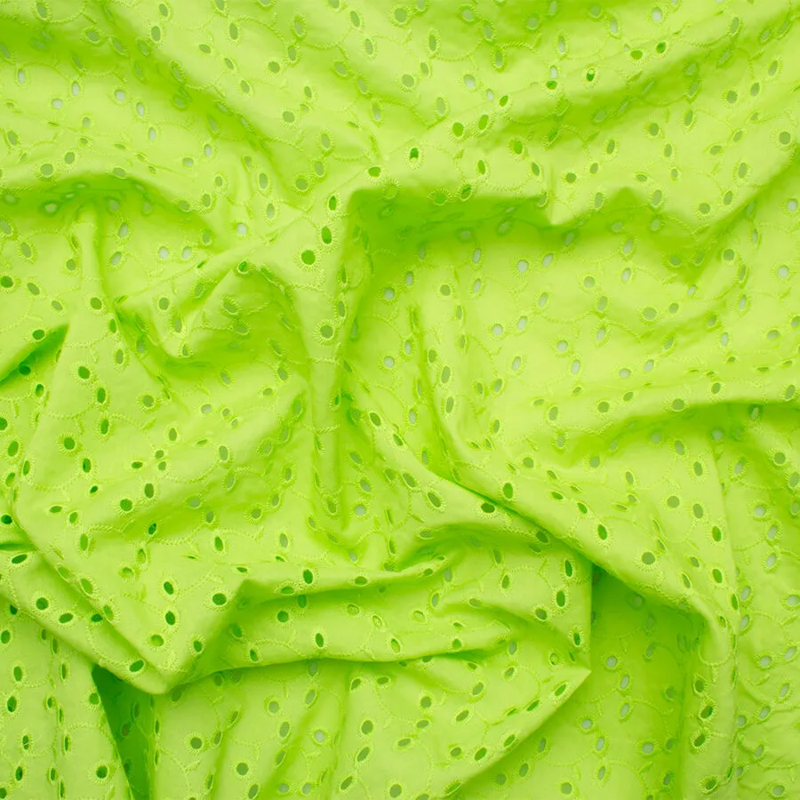 Green Cotton Embroidery