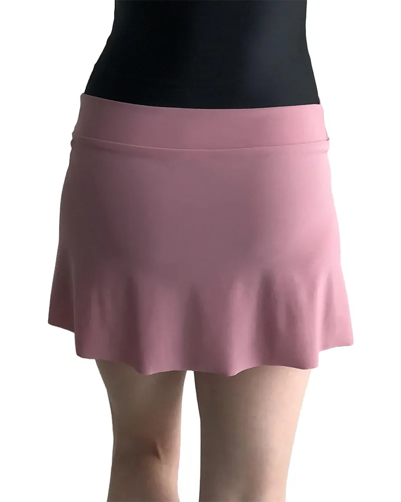 Jule Dancewear Mock Wrap Petal Pull-On Skirt - PS3 Womens - Rose