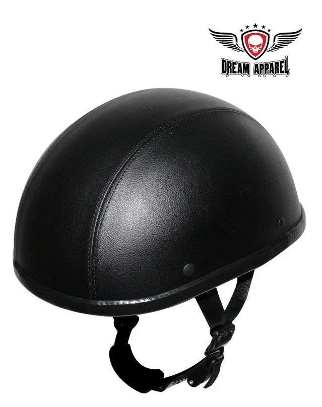 Leather Covered Eagle Style Novelty Helmet