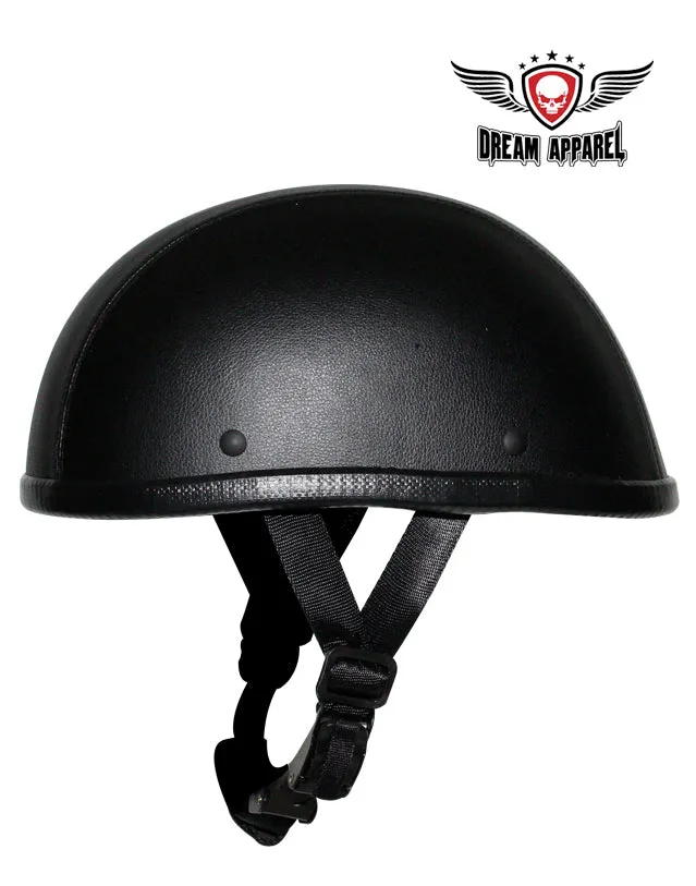 Leather Covered Eagle Style Novelty Helmet