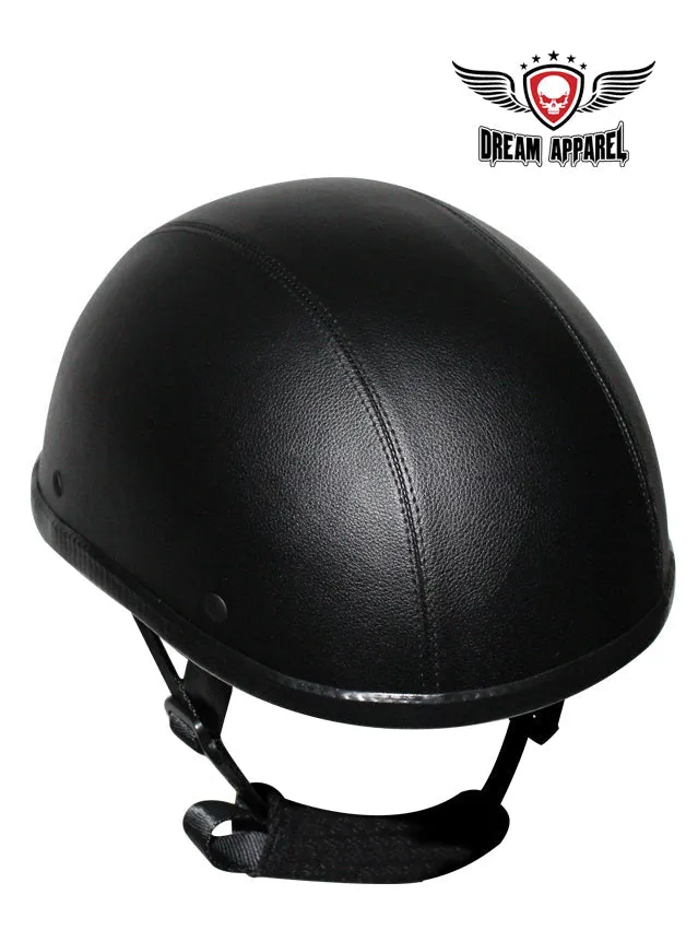 Leather Covered Eagle Style Novelty Helmet