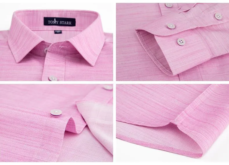 Men's Dress Shirts Cotton Linen Shirts