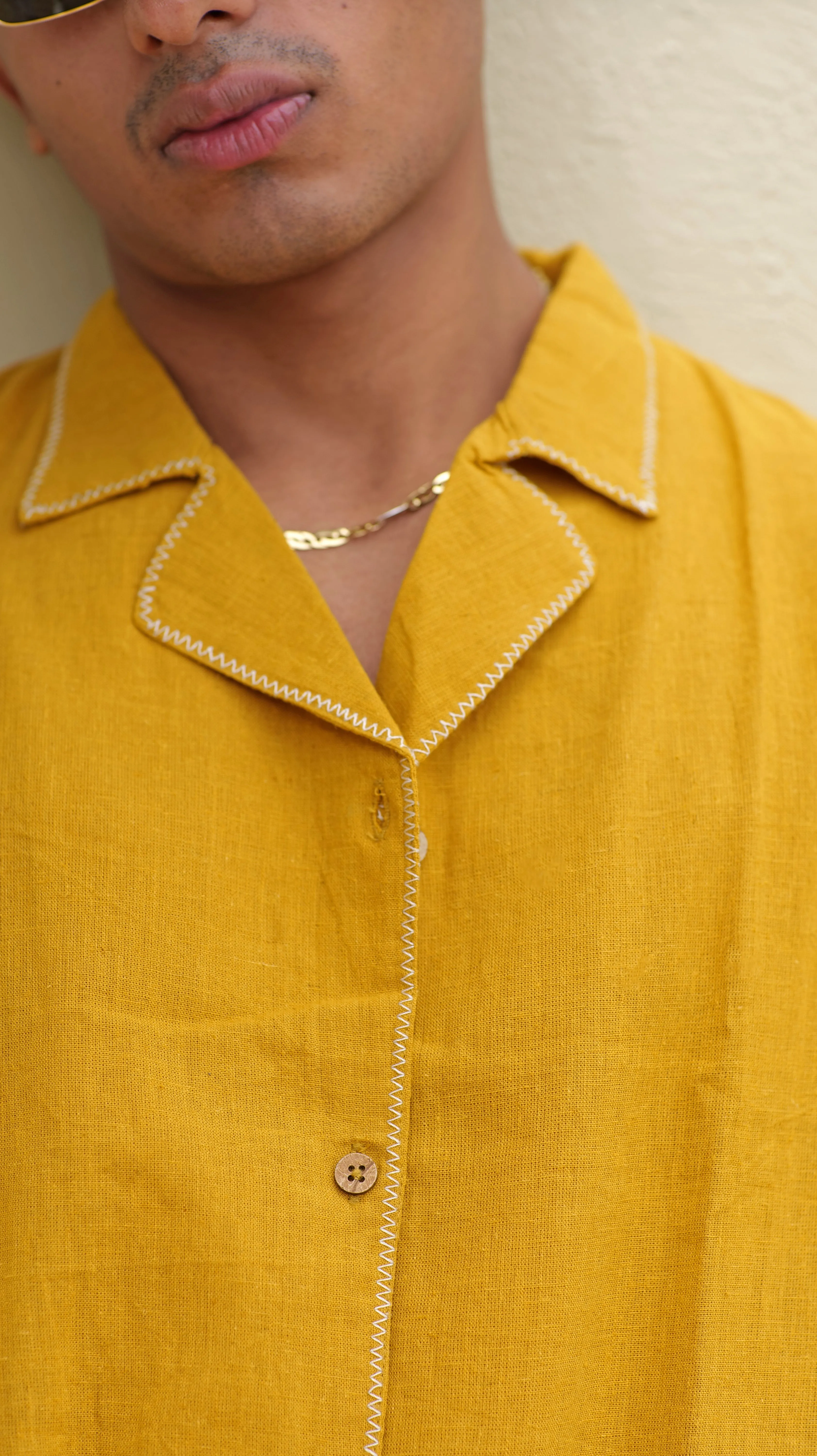 Mustard Inditrail Shirt