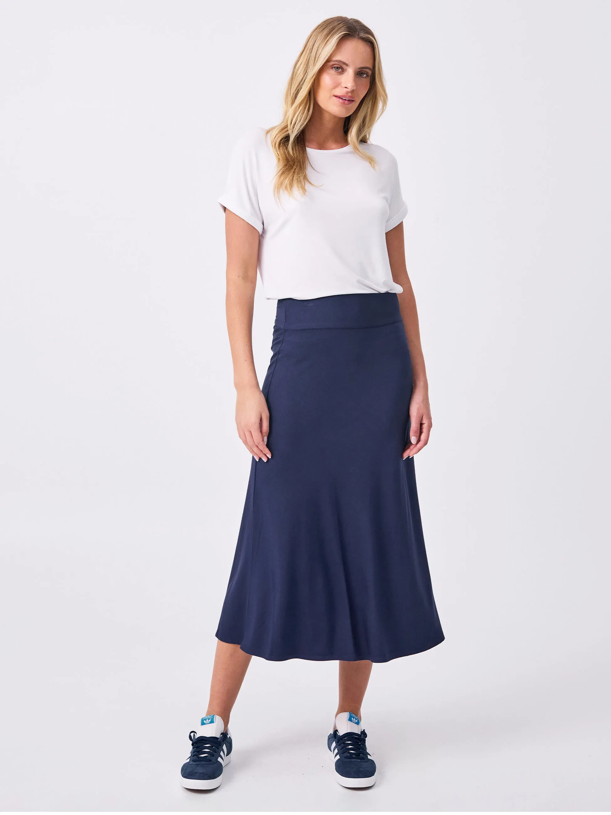 Nomad A line Skirt  - Navy