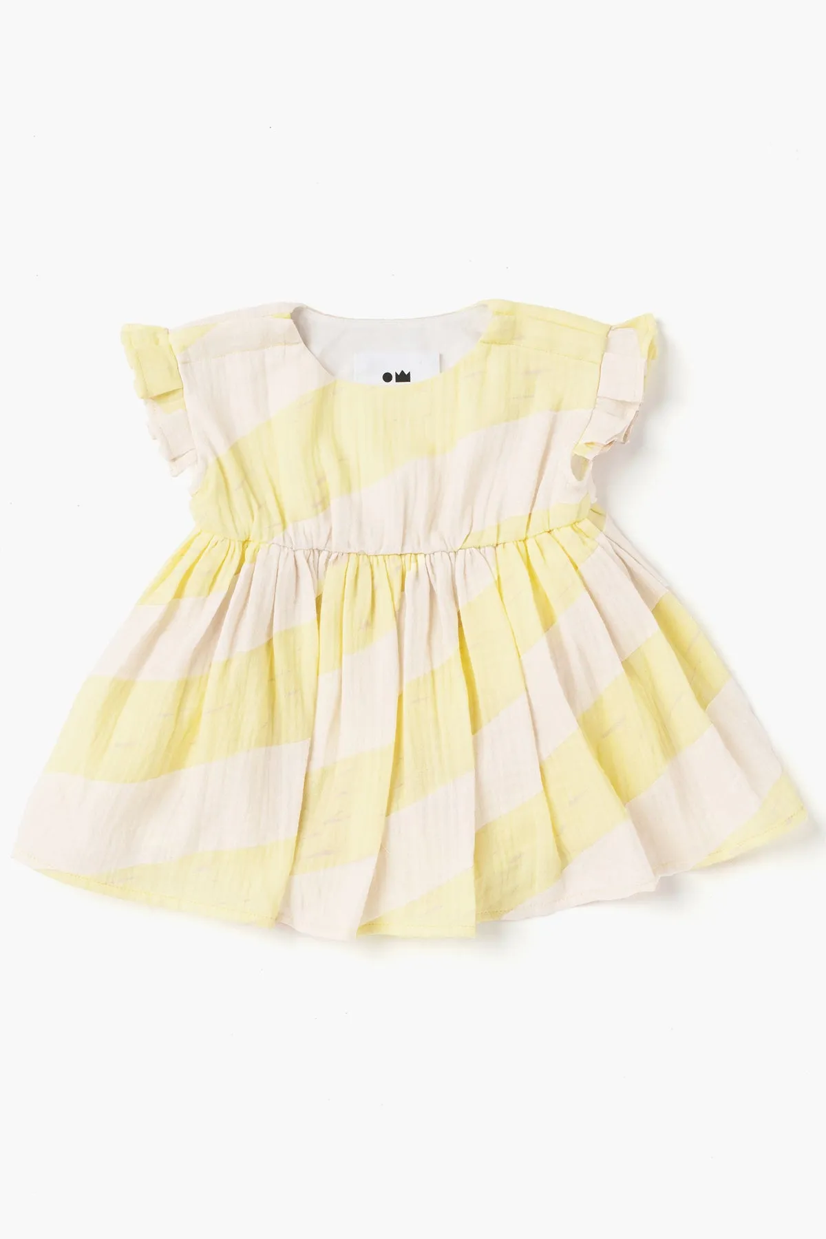 OMAMImini Baby Girls Dress - Yellow