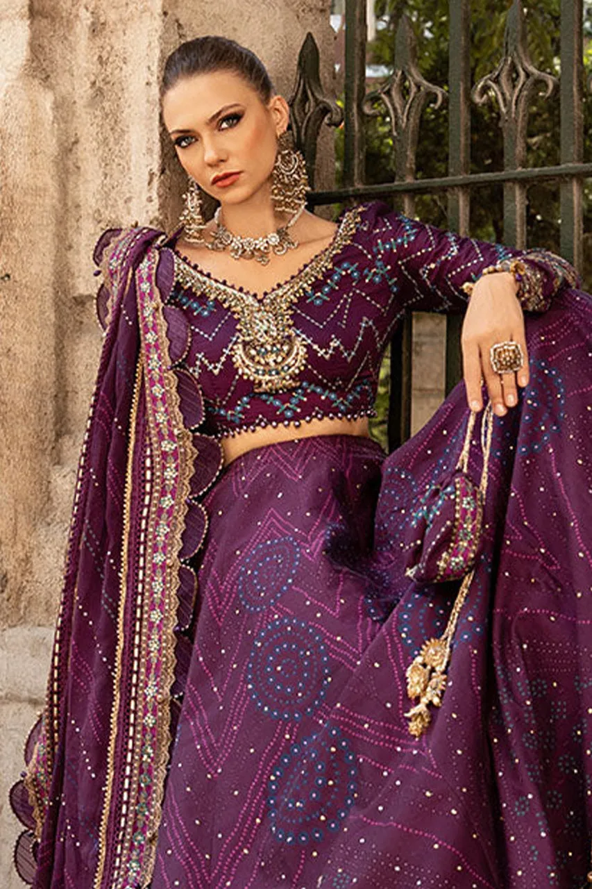 SATEEN'24-Unstitched Embroidered Cotton Satin Suit | CST-802 - (RTS)