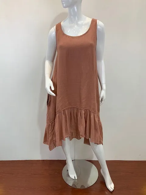 the KAHE Linen dress