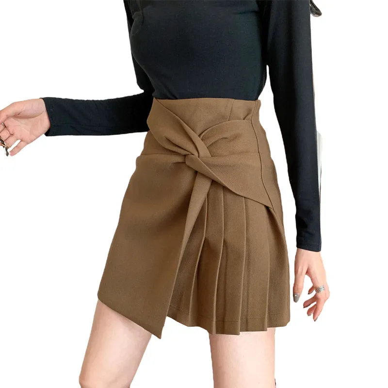 Thin A-line pleated skirt - Women's Bottom