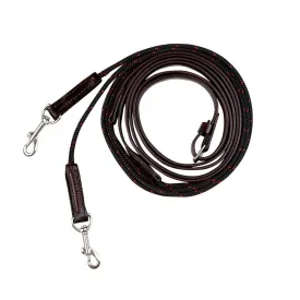 Walsh Leather Draw Reins with Rope