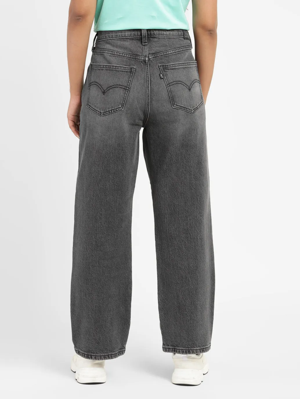 Women's Mid Rise Loose Fit Jeans