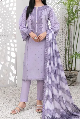 Zarka by Tawakkal Semi Stitched 3 Piece Emb Lawn Collection'2023-ZT-9130